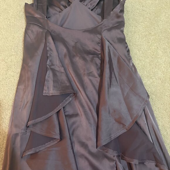 Purple flowy prom/ formal dress - Picture 7 of 7